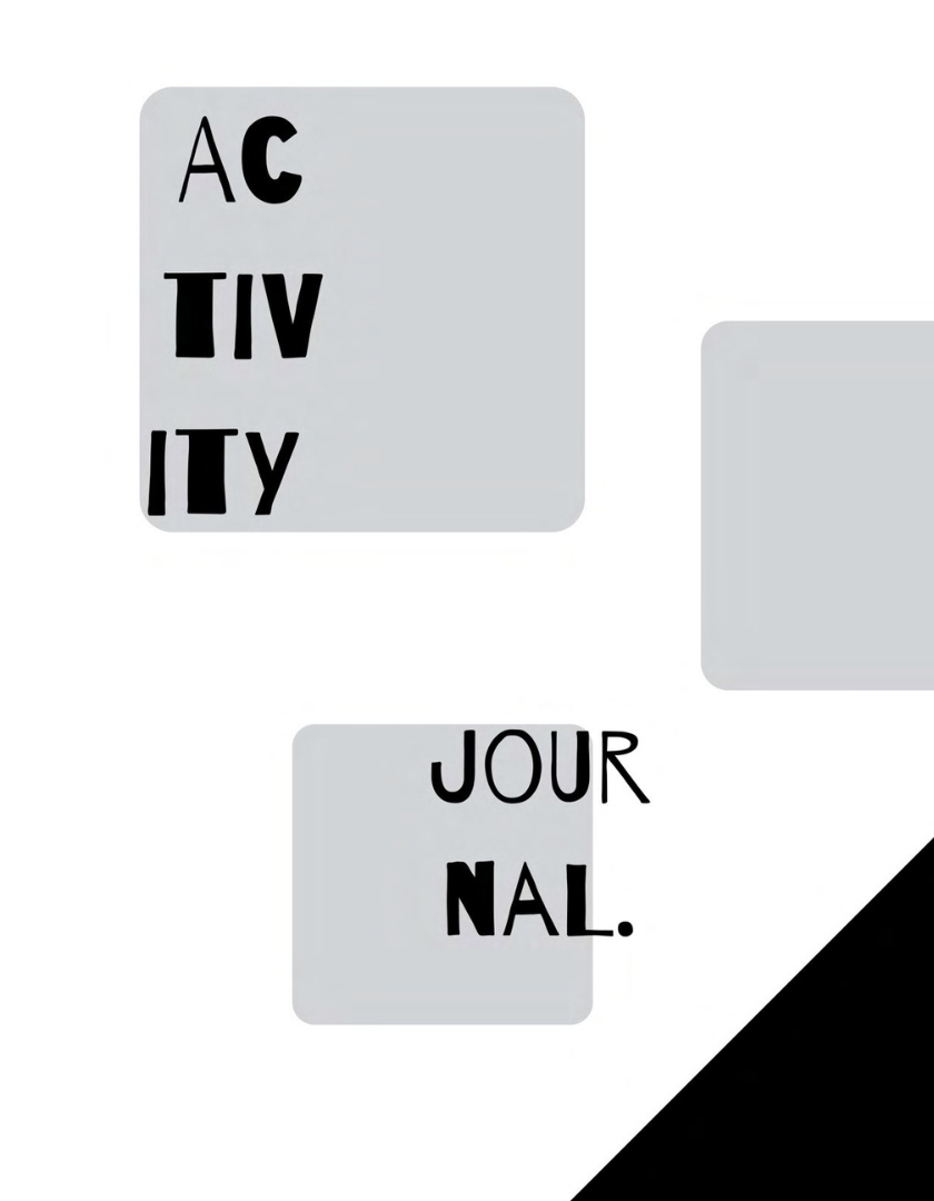 Activity Journal For Anxiety Relief And Daily Calm